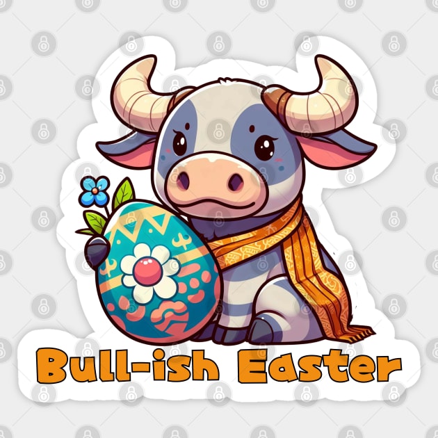 Easter festival cow Sticker by Japanese Fever